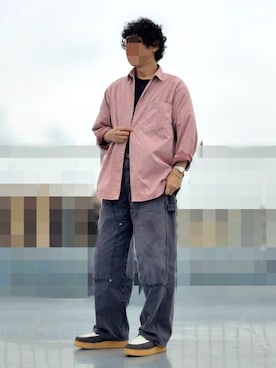 「Jieda（ジエダ）のアイテム」を使った、HMさん（メンズ・175cm）の春コーディネート