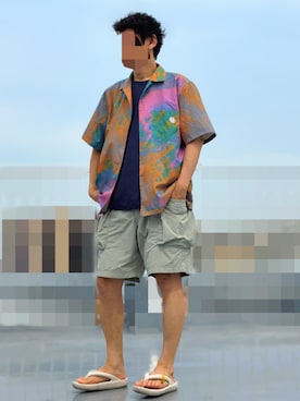 HMさん（メンズ・175cm）の夏コーディネート