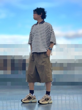「JIEDA（ジエダ）のアイテム」を使った、HMさん（メンズ・175cm）の秋コーディネート
