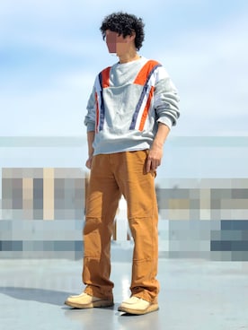 「Jieda（ジエダ）のアイテム」を使った、HMさん（メンズ・175cm）の春コーディネート