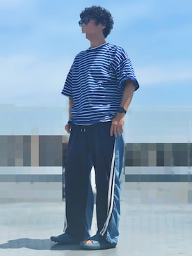 「AMBUSH(アンブッシュ)のアイテム」を使った、HMさん(メンズ・175cm)の夏コーディネート