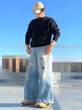 「Jieda（ジエダ）のアイテム」を使った、HMさん（メンズ・175cm）の冬コーディネート