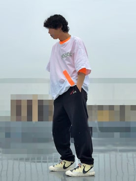 「FACETASM（ファセッタズム）のアイテム」を使った、HMさん（メンズ・175cm）の春コーディネート