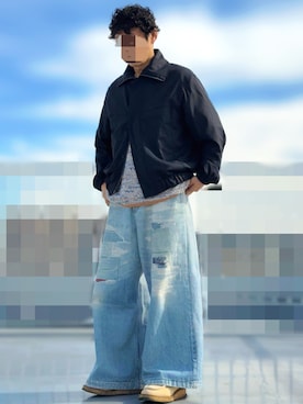 「ADAM ET ROPE'（アダムエロペ）のアイテム」を使った、HMさん（メンズ・175cm）の秋コーディネート