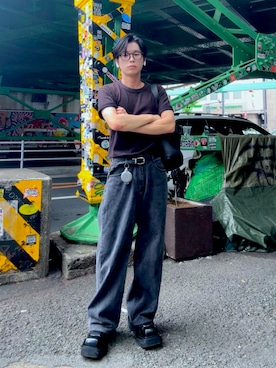 「アイテム（その他小物）」を使った、らうさん（メンズ・167cm）の秋コーディネート
