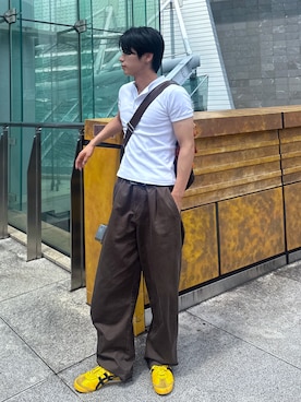 「AVIREX（アヴィレックス）のアイテム」を使った、らうさん（メンズ・167cm）の夏コーディネート