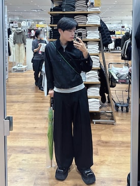 「UNIQLO（ユニクロ）のアイテム（ブルゾン）」を使った、らうさん（メンズ・167cm）の秋コーディネート