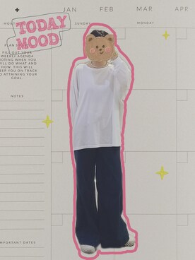 「日系极简」｜权二さん（レディース・165cm）の秋コーディネート