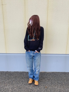 「Diamond SUPPLY CO.（ダイアモンドサプライ）のアイテム」を使った、KANOさん（レディース・165cm）の秋コーディネート