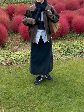 「アイテム（ベスト）」を使った、j'98さん（レディース・159cm）の秋コーディネート