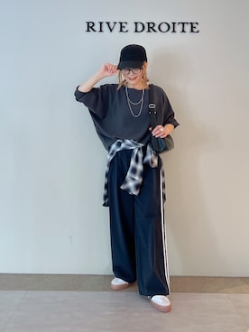 「アイテム（ブレスレット）」を使った、rd_mioさん（レディース・153cm）の夏コーディネート