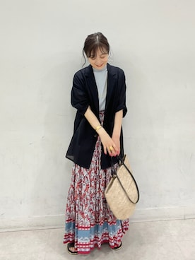 rd_mioさんの「さっと羽織れる/コットンドビーオーバージャケット」を使ったコーディネート