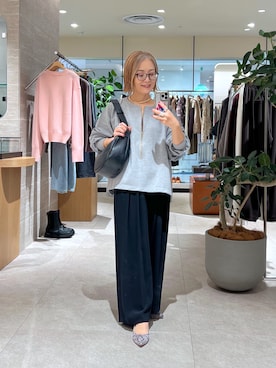 「アイテム（タンクトップ）」を使った、rd_mioさん（レディース・153cm）の秋コーディネート