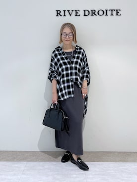 「アイテム（ブレスレット）」を使った、rd_mioさん（レディース・153cm）の秋コーディネート