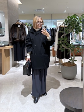 「RIVE DROITE（リヴドロワ）のアイテム」を使った、rd_mioさん（レディース・153cm）の冬コーディネート