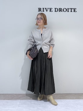 「アイテム（タンクトップ）」を使った、rd_mioさん（レディース・153cm）の秋コーディネート