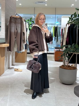 「アイテム（チョーカー）」を使った、rd_mioさん（レディース・153cm）の秋コーディネート