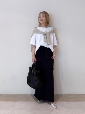 「アイテム（チョーカー）」を使った、rd_mioさん（レディース・153cm）の春コーディネート