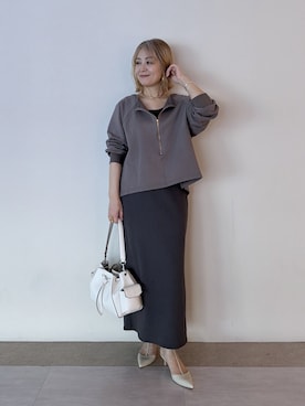 「RIVE DROITE（リヴドロワ）のアイテム（アクセサリー）」を使った、rd_mioさん（レディース・153cm）の春コーディネート