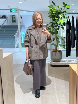 「アイテム（その他アウター）」を使った、rd_mioさん（レディース・153cm）の秋コーディネート