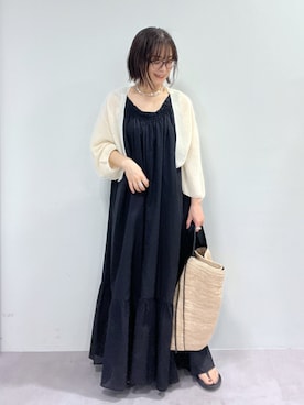 「ビーサン」｜「アイテム（その他）」を使った、rd_mioさん（レディース・153cm）の春コーディネート