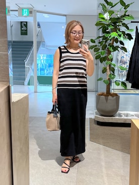 「アイテム（チョーカー）」を使った、rd_mioさん（レディース・153cm）の夏コーディネート