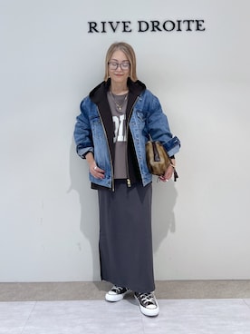 「アイテム（ブレスレット）」を使った、rd_mioさん（レディース・153cm）の秋コーディネート