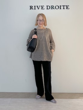 「アイテム（タンクトップ）」を使った、rd_mioさん（レディース・153cm）の秋コーディネート