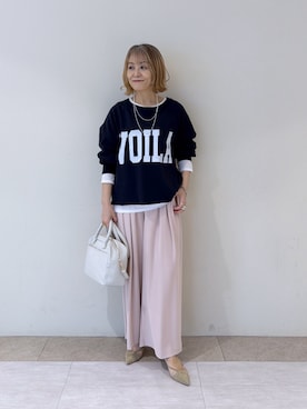 「RIVE DROITE（リヴドロワ）のアイテム（アクセサリー）」を使った、rd_mioさん（レディース・153cm）の春コーディネート