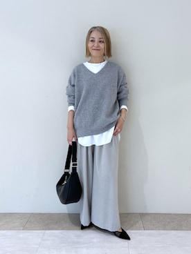 「アイテム（ブレスレット）」を使った、rd_mioさん（レディース・153cm）の秋コーディネート