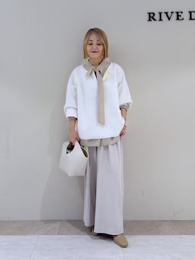 「RIVE DROITE（リヴドロワ）のアイテム」を使った、rd_mioさん（レディース・153cm）の冬コーディネート