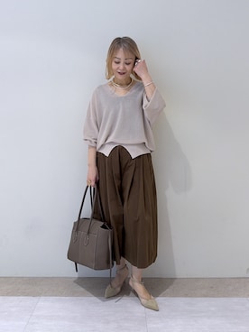 「RIVE DROITE（リヴドロワ）のアイテム」を使った、rd_mioさん（レディース・153cm）の冬コーディネート