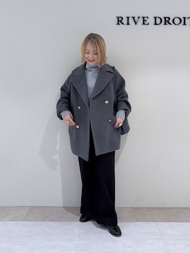 「アイテム（ブレスレット）」を使った、rd_mioさん（レディース・153cm）の冬コーディネート