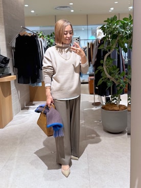 「アイテム（ブレスレット）」を使った、rd_mioさん（レディース・153cm）の冬コーディネート