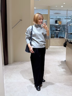 「アイテム（タンクトップ）」を使った、rd_mioさん（レディース・153cm）の冬コーディネート