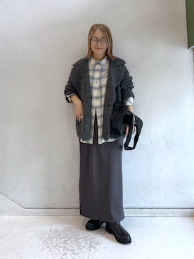 「アイテム（チョーカー）」を使った、rd_mioさん（レディース・153cm）の秋コーディネート