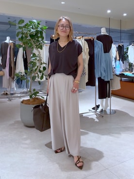 「RIVE DROITE（リヴドロワ）のアイテム」を使った、rd_mioさん（レディース・153cm）の夏コーディネート