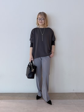 「RIVE DROITE（リヴドロワ）のアイテム（アクセサリー）」を使った、rd_mioさん（レディース・153cm）の春コーディネート