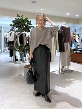 「アイテム（タンクトップ）」を使った、rd_mioさん（レディース・153cm）の秋コーディネート