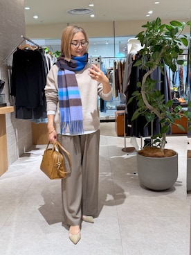 「アイテム（タンクトップ）」を使った、rd_mioさん（レディース・153cm）の秋コーディネート