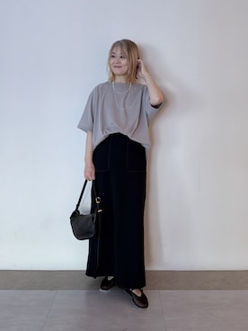 「RIVE DROITE（リヴドロワ）のアイテム（アクセサリー）」を使った、rd_mioさん（レディース・153cm）の春コーディネート