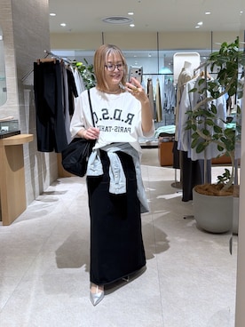 「RIVE DROITE（リヴドロワ）のアイテム（アクセサリー）」を使った、rd_mioさん（レディース・153cm）の春コーディネート