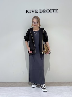 「アイテム（ブレスレット）」を使った、rd_mioさん（レディース・153cm）の秋コーディネート