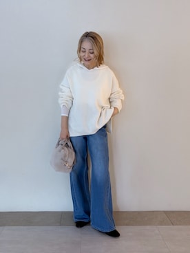 「アイテム（タンクトップ）」を使った、rd_mioさん（レディース・153cm）の秋コーディネート