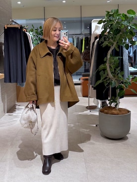 「アイテム（チョーカー）」を使った、rd_mioさん（レディース・153cm）の秋コーディネート