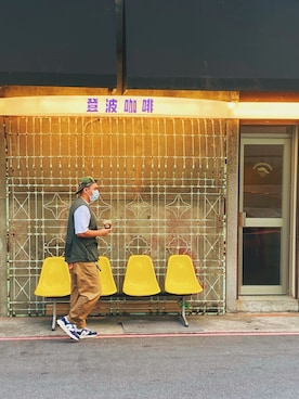 「NEWBALANCE」｜「アイテム（帽子）」を使った、Tommy.Chiuさん（メンズ・178cm）の夏コーディネート