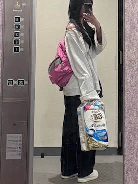 「HUNTER（ハンター）のアイテム」を使った、taaaさん（レディース・161cm）の冬コーディネート