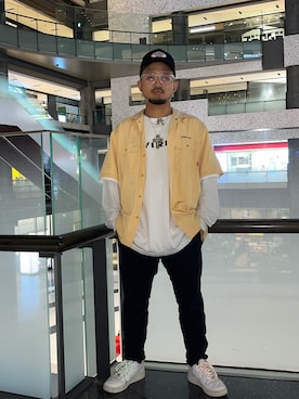 「AVIREX（アヴィレックス）のアイテム（キャップ）」を使った、Kentaさん（メンズ・166cm）の春コーディネート