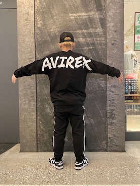 「AVIREX（アヴィレックス）のアイテム（スウェット）」を使った、Kentaさん（メンズ・166cm）の春コーディネート