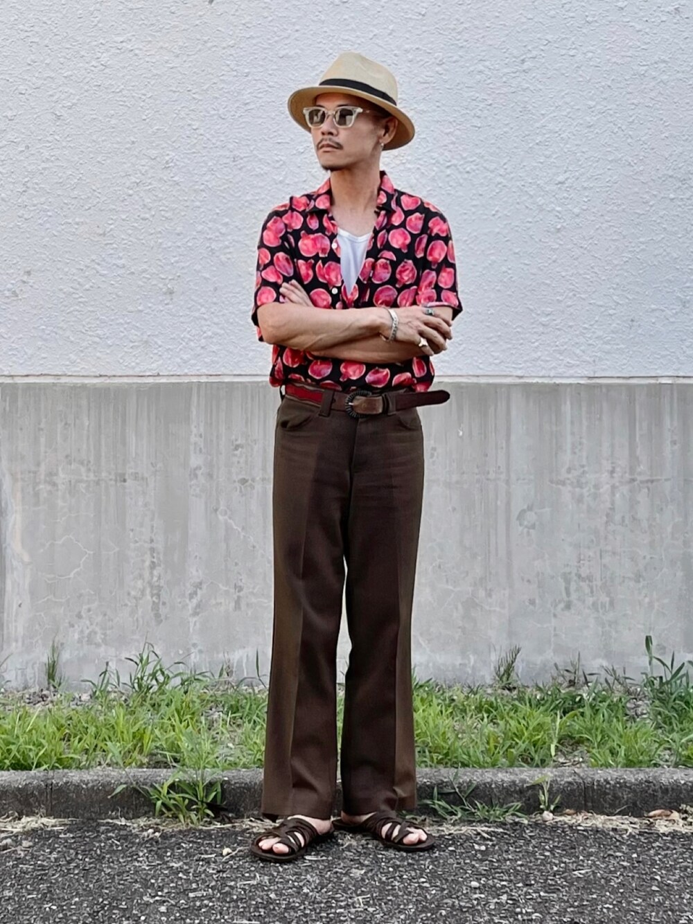 FTC POMEGRANATE RAYON SHIRTオープンカラー　ザクロ柄 FTC（エフティーシー）の「POMEGRANATE RAYON SHIRT（シャツ